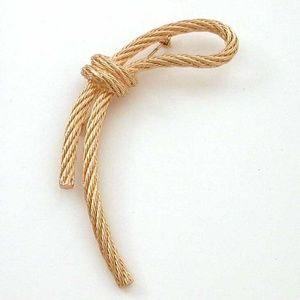 CHRISTIAN DIOR  ROPE KNOT BROOCH